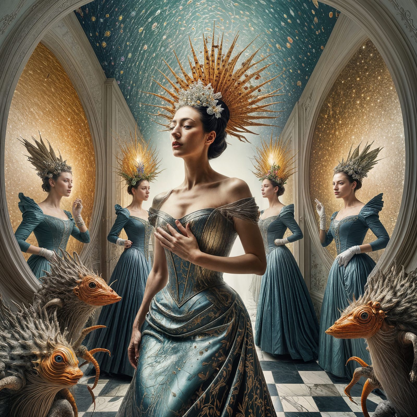 Surreal Portraits of People and Bizarre Creatures