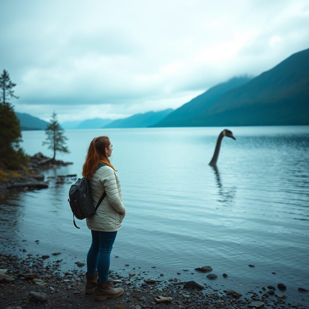 Cryptozoologist Observes the Loch Ness Monster