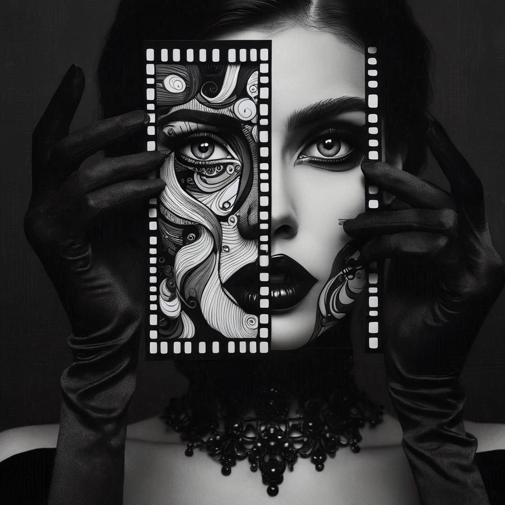 Femme Fatale in Film Noir Style