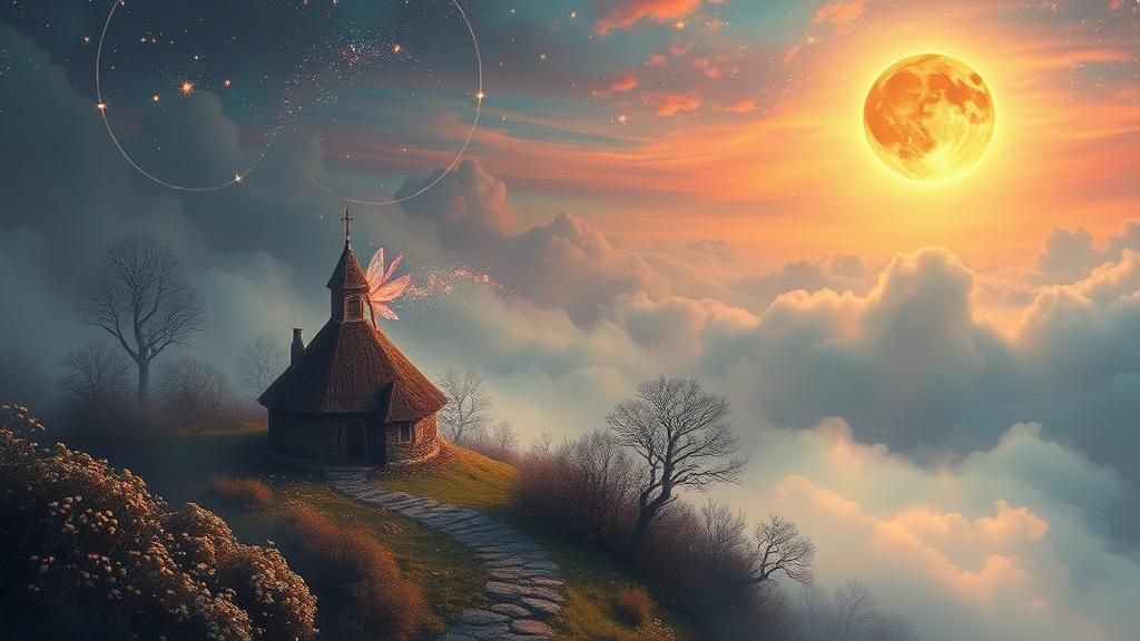 Ecliptic Fairy Dancing in Psychedelic Dreamscape