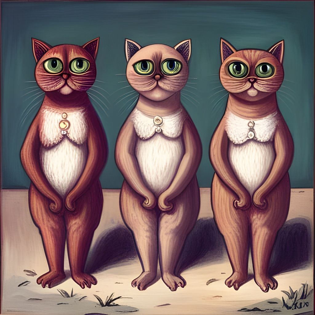 Grotesque Abomination: Fusion of Three Greedy Cats