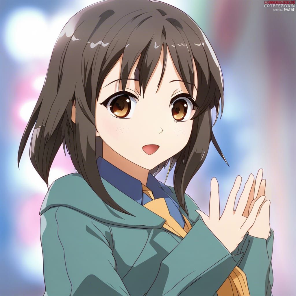 Suzumiya Haruhi: Ultra-Detailed Anime Photograph