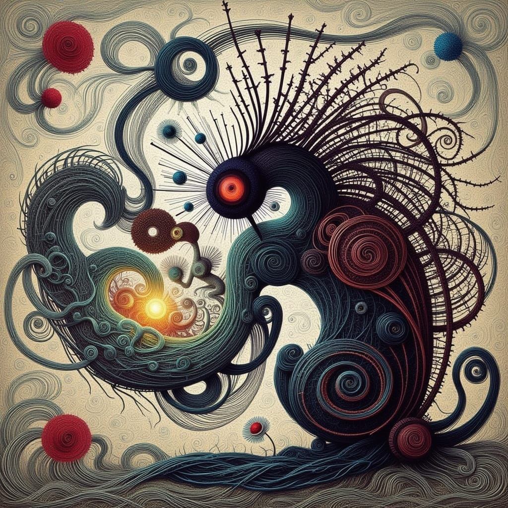 Wired Cicada Song in Steampunk Style