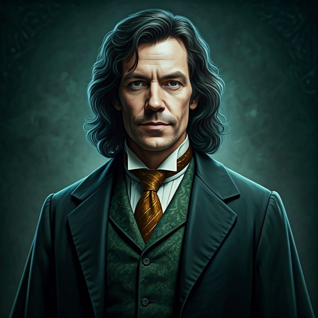 Sirius Black Portrait in Victorian Style