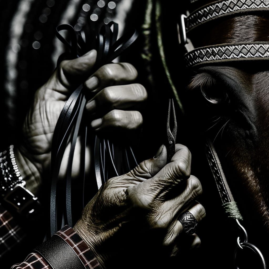 Braiding Shadows: A Dark Fantasy in High Contrast