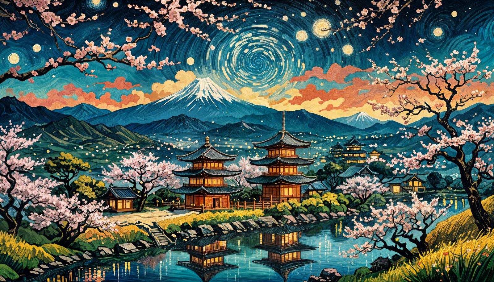 Starry Night Reimagined: Van Gogh in Japan