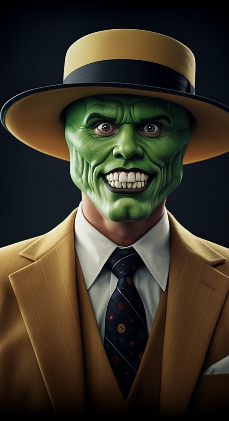 Jim Carrey in Cinematic Film Still Style