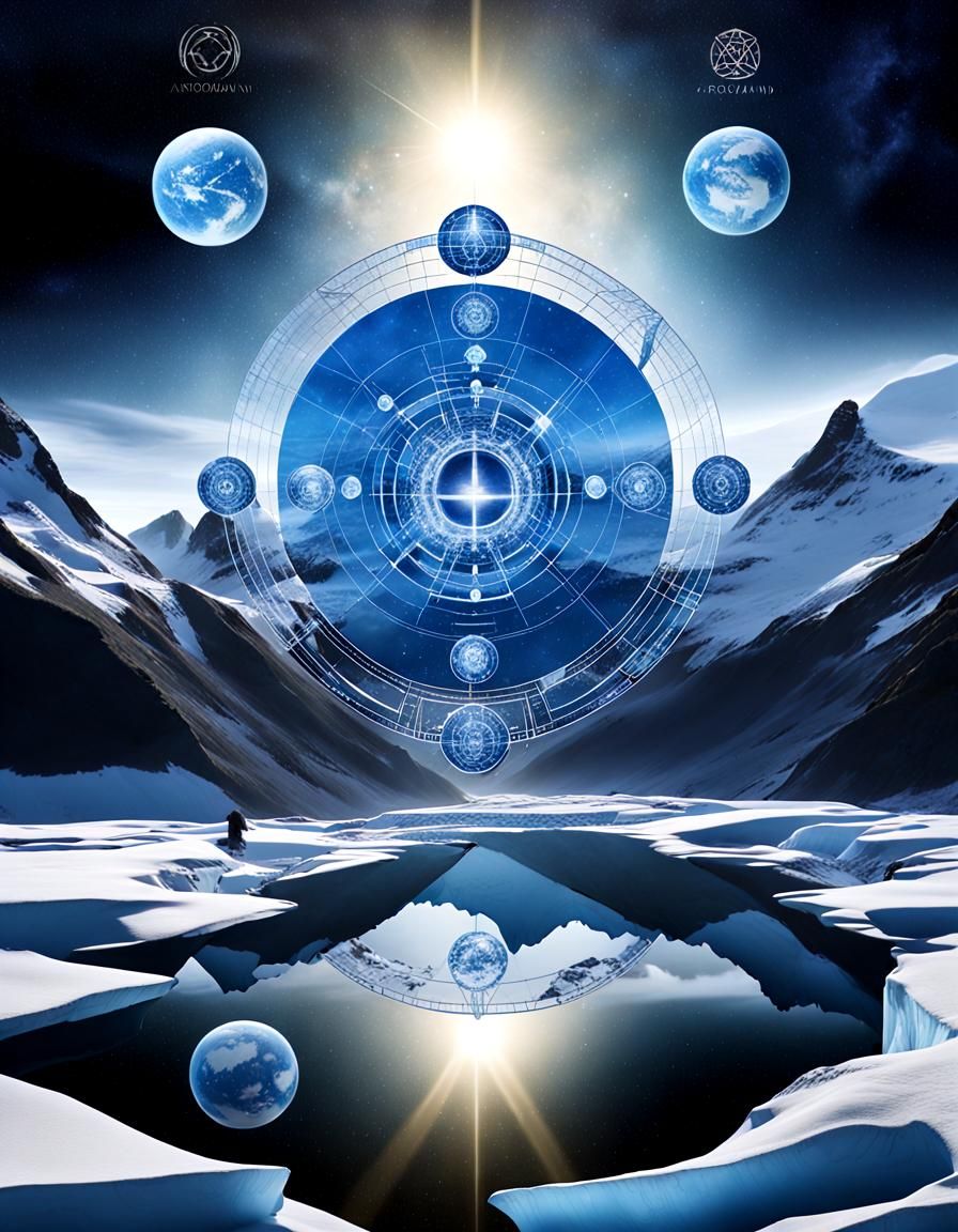 Intergalactic Blockade Near Neptune in Double Exposure