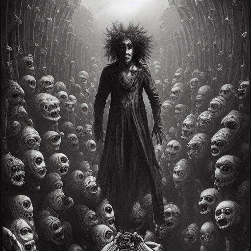 Gothic Horror Cartoon Monsters in 4K