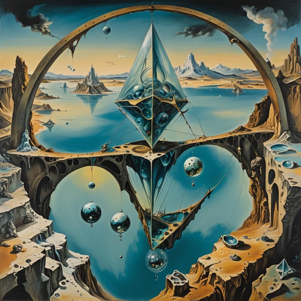 Atlantis, Lemuria, Shamballa: Surreal Aerial View