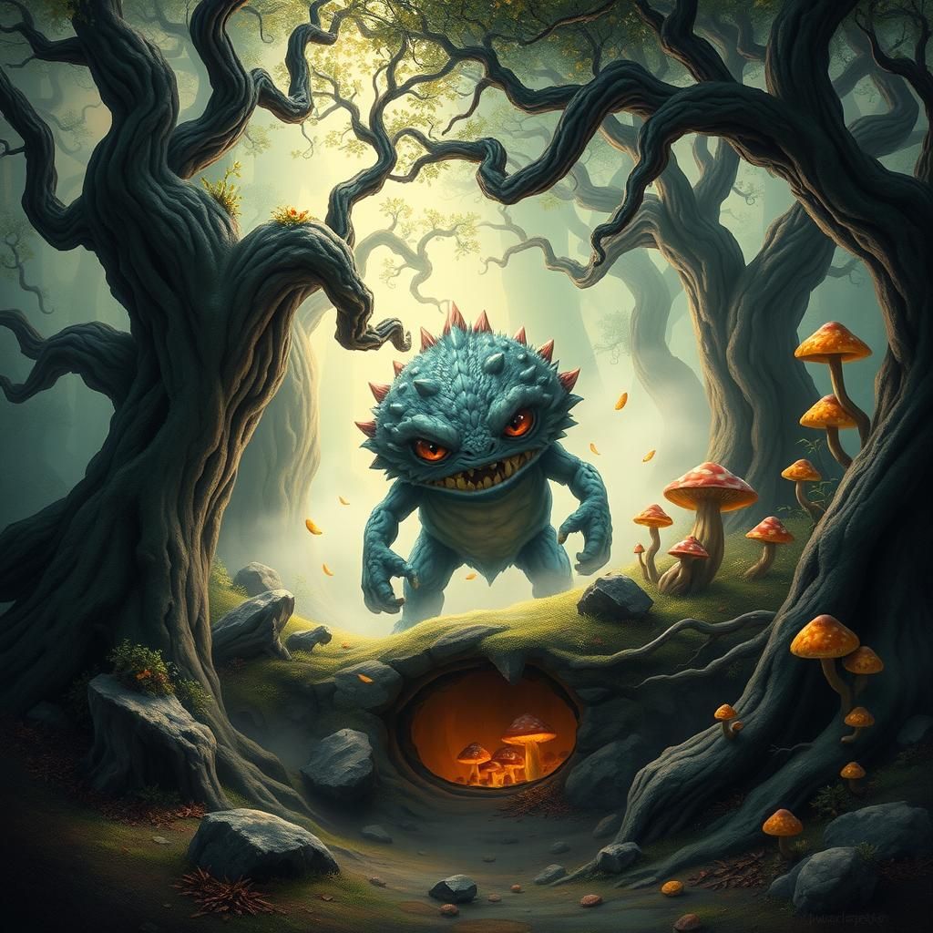 Monster Brothers Emerge in Fantasy Forest