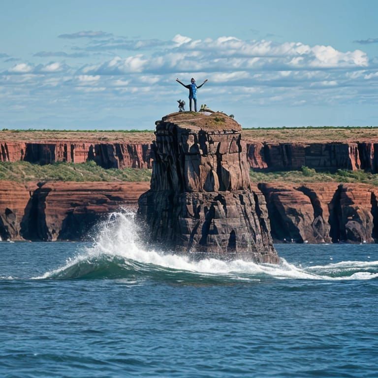 Mystical Creature Emerges from Lake Superior