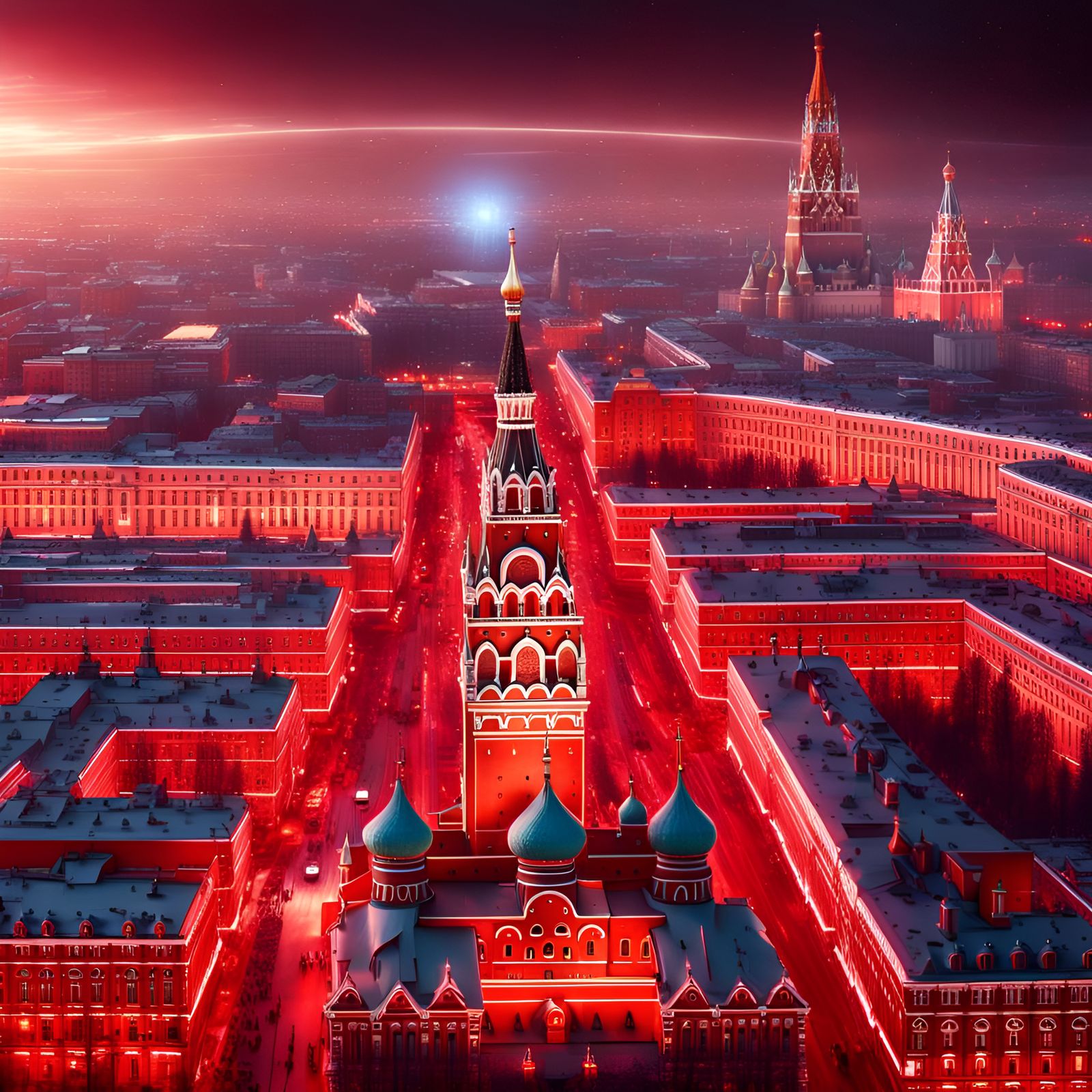 Red Square Moscow in 500,000 AD: Sci-Fi Embassy