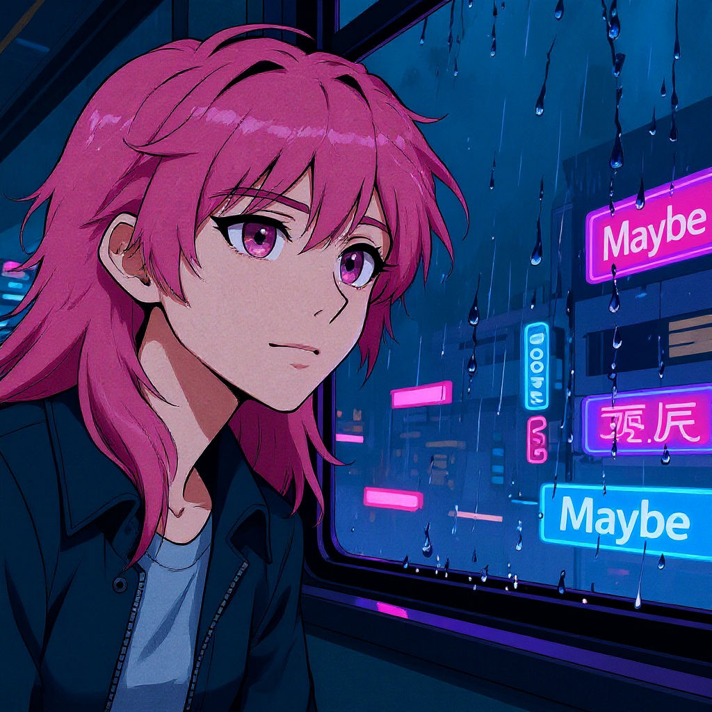 Anime Manga Visual for Oasis Song 'Maybe'