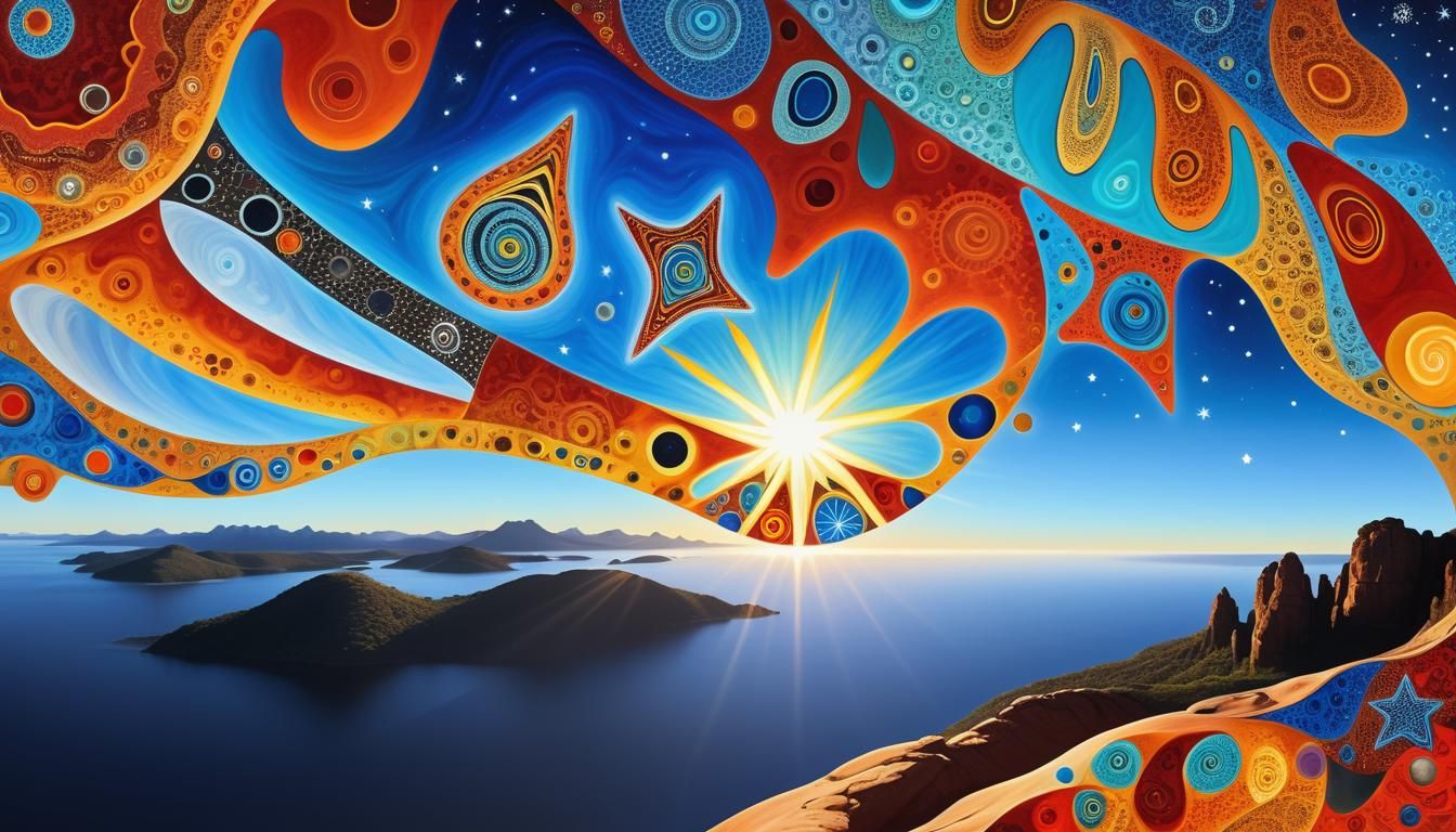 Mother of Creation: Aboriginal Art in Fractal Style
