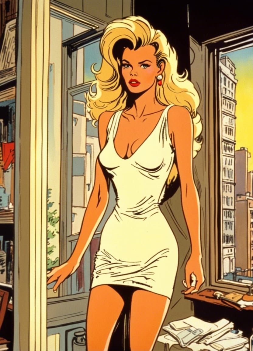 Animated Portrait in Style of Ralph Bakshi