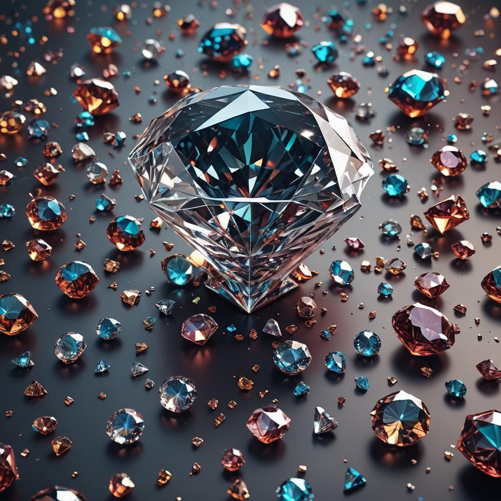 Diamond's Affirmation: Be Yourself - Fantasy Concept Art