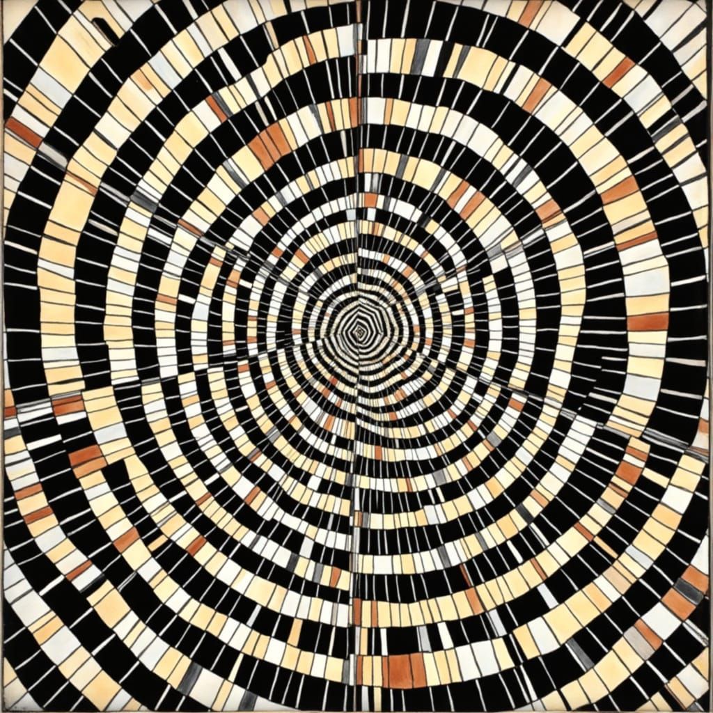 Harmonic Spiral in Geometric Abstraction