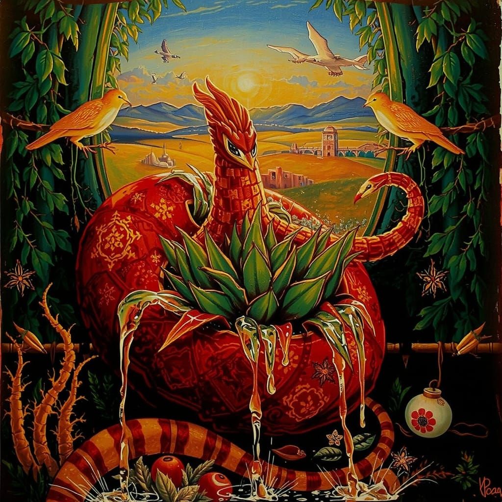 Etched Sketch of an Artist's Sketch