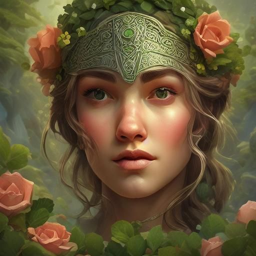 Inviting Library with Piles of Books