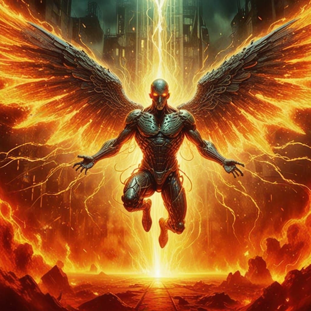 Cyberpunk Iron Man: Angel of Vengeance