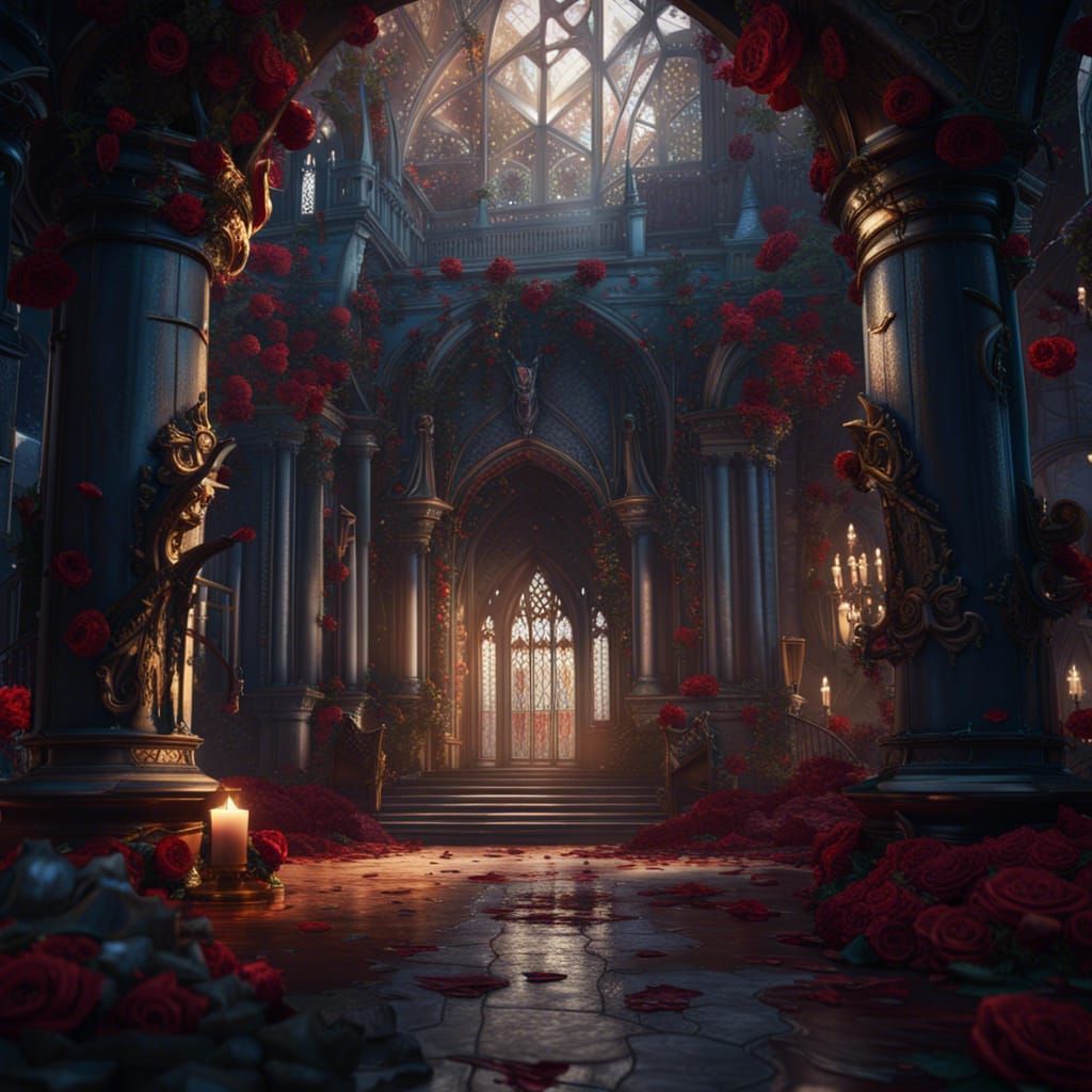 Fantastical Court of Thorns and Roses: Detailed Matte Painti...