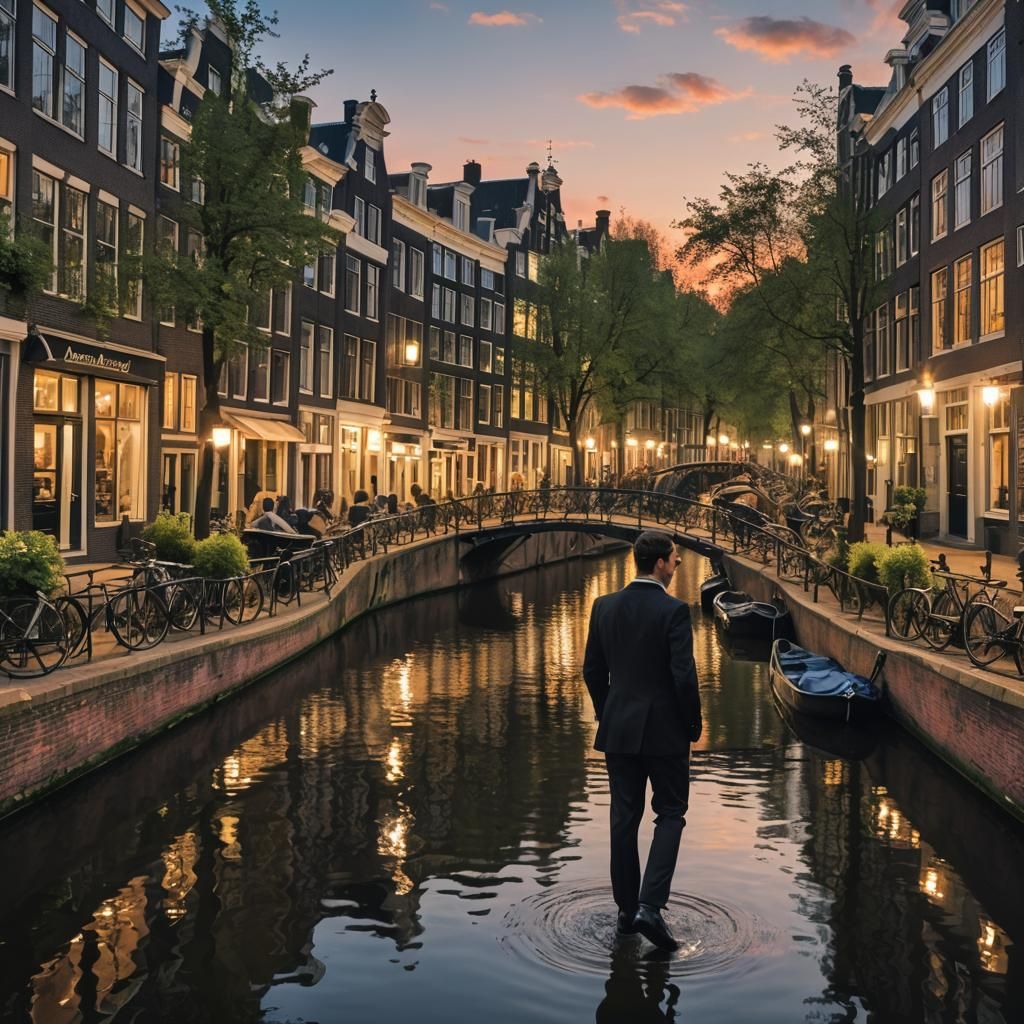Secret Agent Pursues Smuggler in Amsterdam Canals