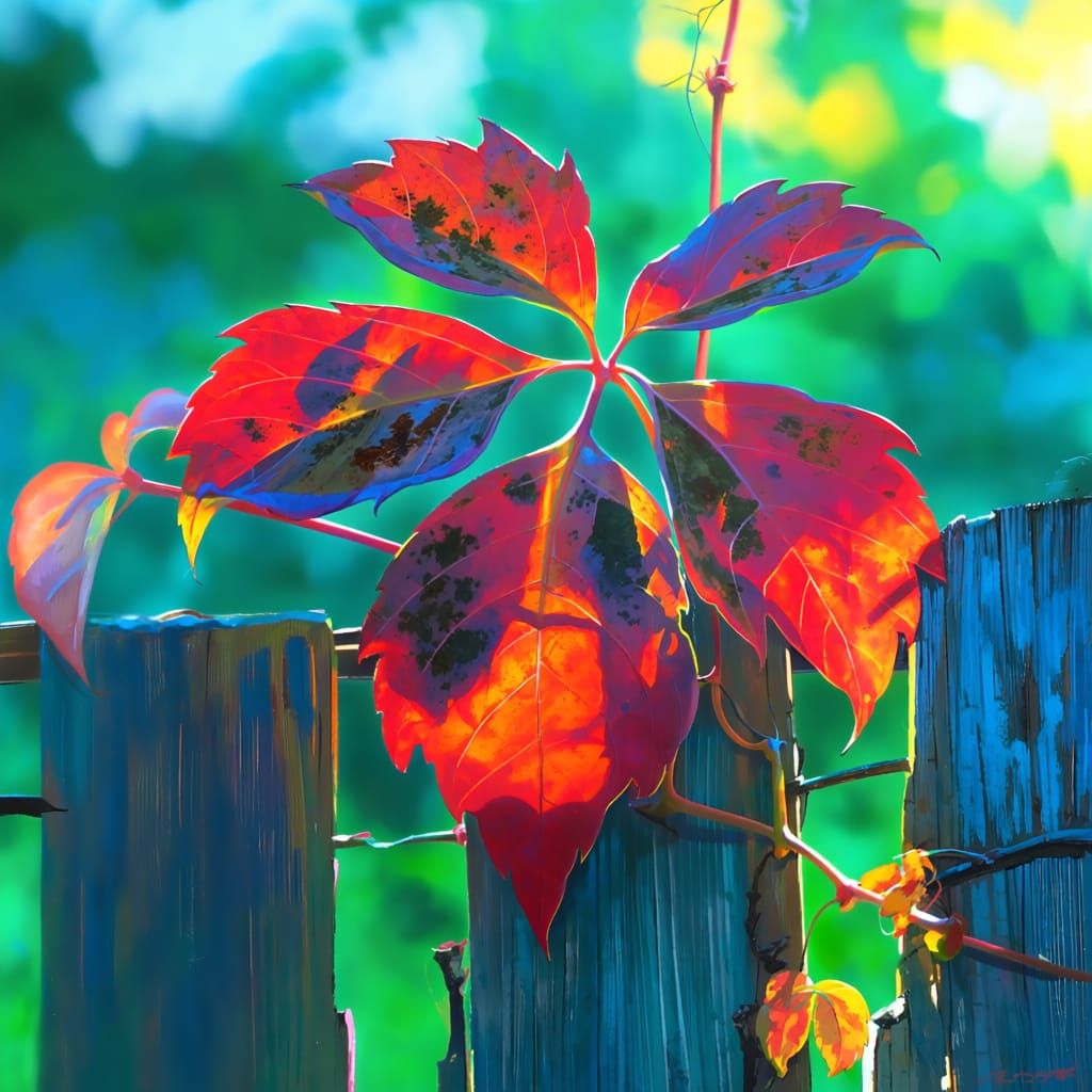 Virginia creeper, late October