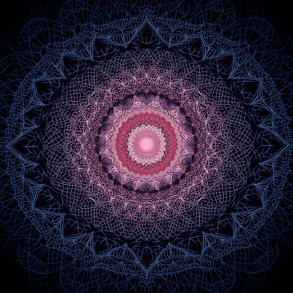 Hypnotic Hilbert Curve Tessellations in Algorithmic Style