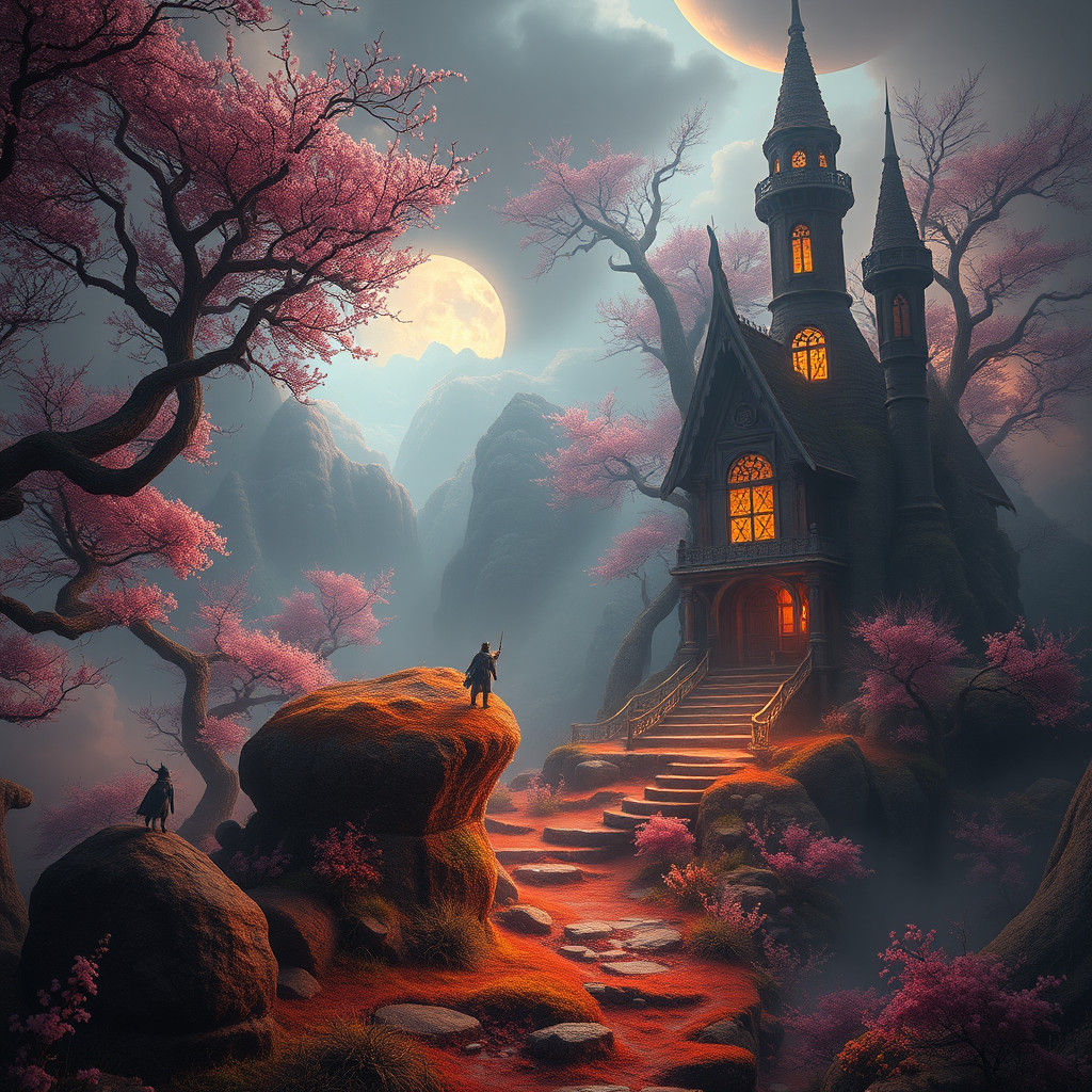 Mystical Dreamlike Scene in 8k Resolution