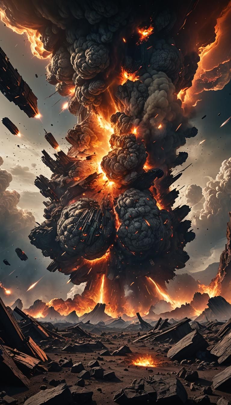 Earth's Final Moment: Solar Explosion in Space