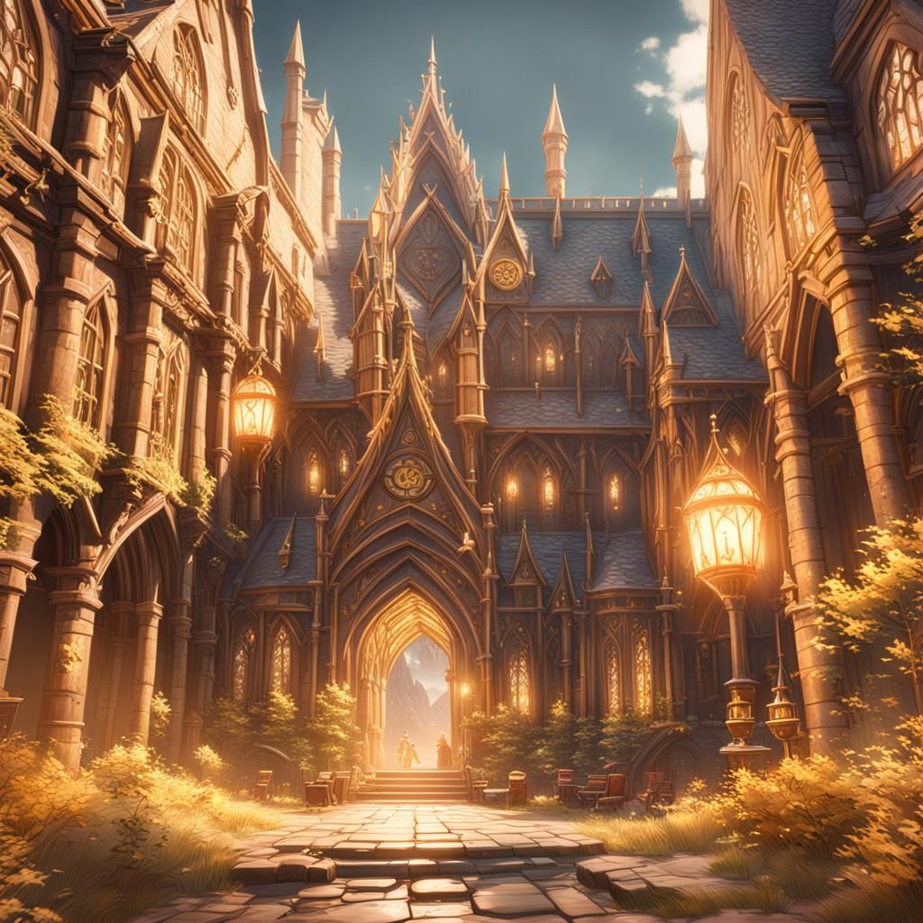 Harry Potter in Genshin Impact Style