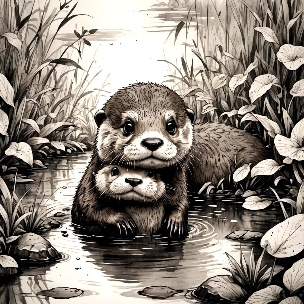 doodle world otter swamp