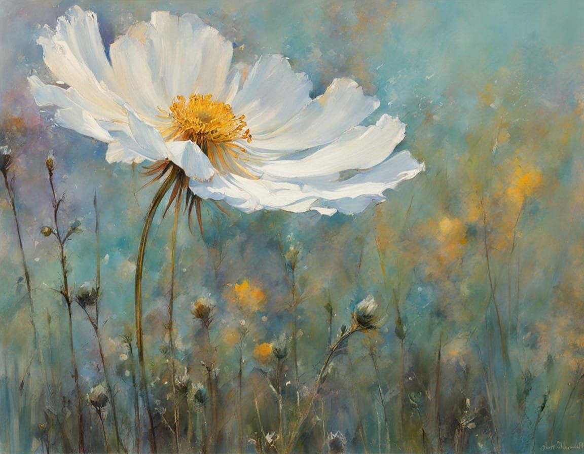 Exquisite Wildflower in Pastel Hues