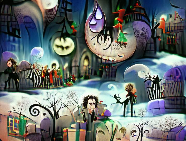 Christmas in Halloween Town: A Burtonesque Digital Storybook
