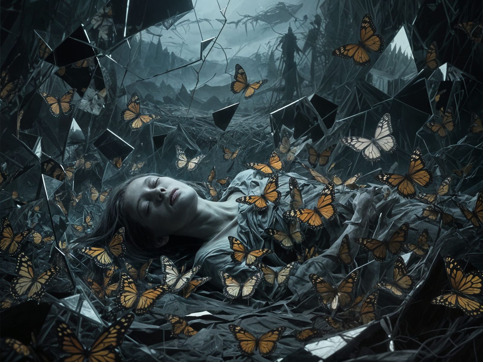 Butterflies and Broken Mirrors