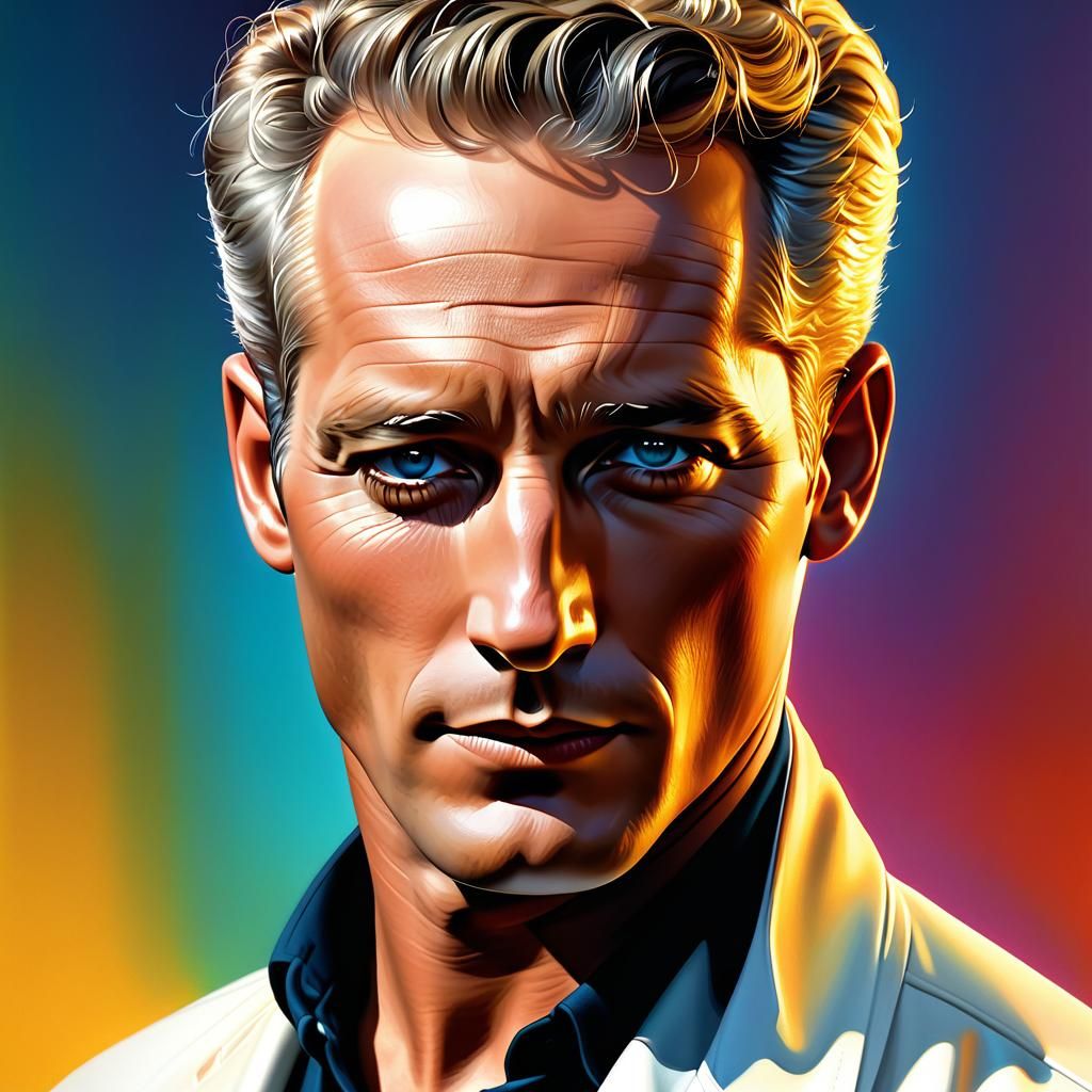 Portrait of Paul Newman