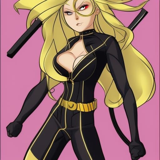 Black Canary in Anime Style