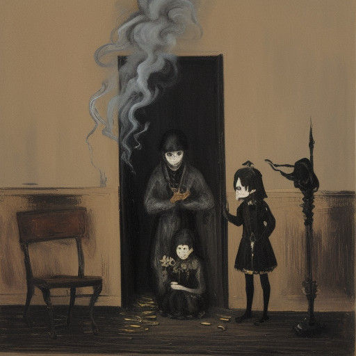 Man Tormented by Earthly Anguish in Earth-Toned Colors