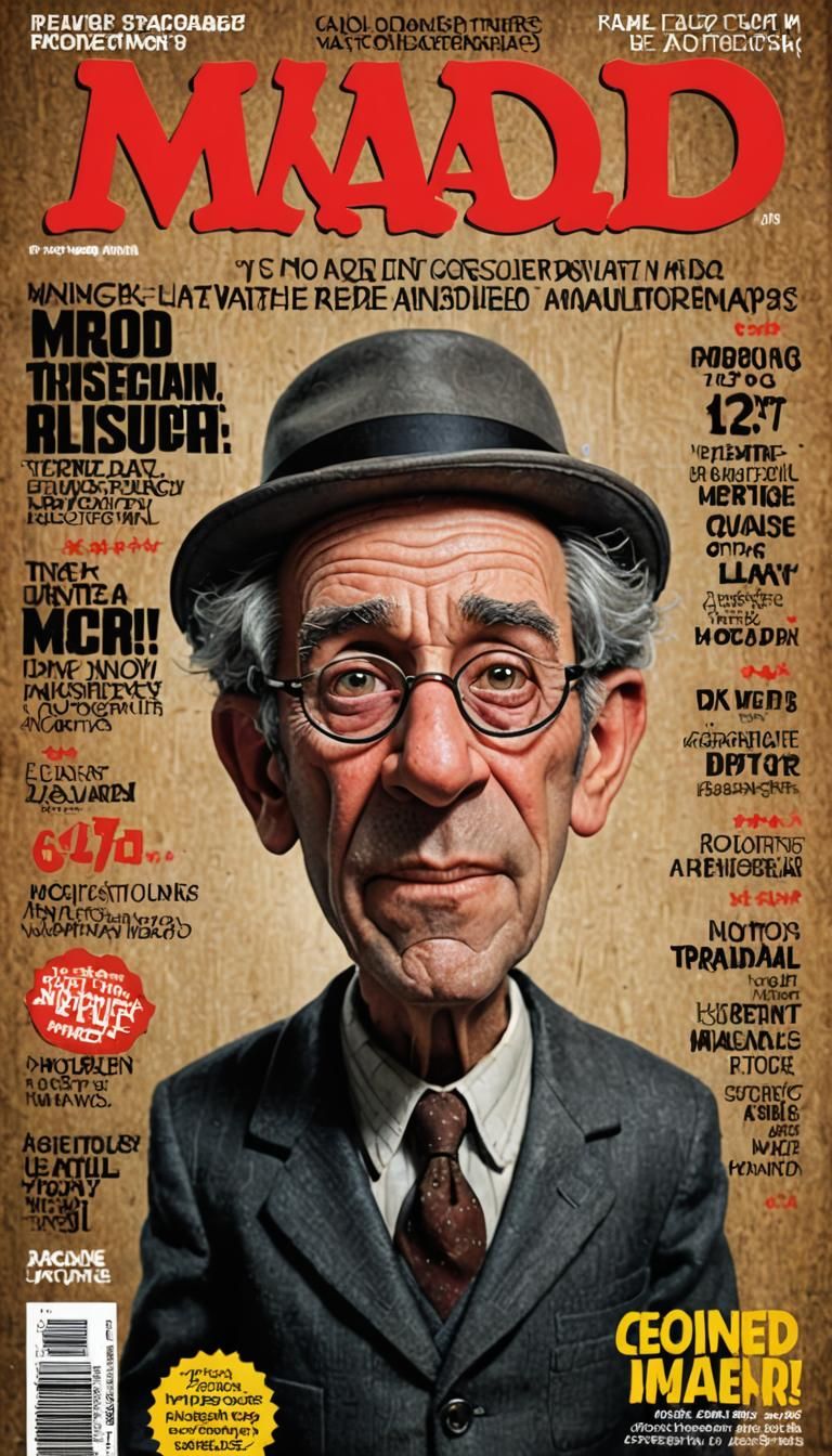 "MAD"...magazine cover...first edition first issue...