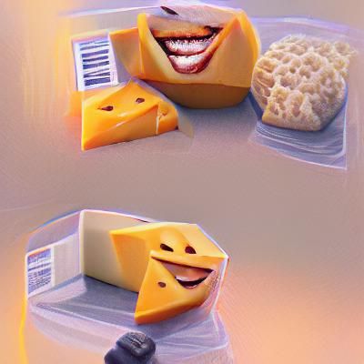 Simple Image of a Block of Cheese