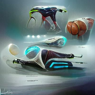 Futuristic Sports Arena Concept Art