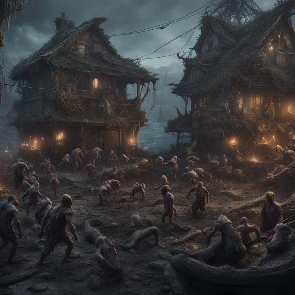 Dry sea vermin imps carcass eaters