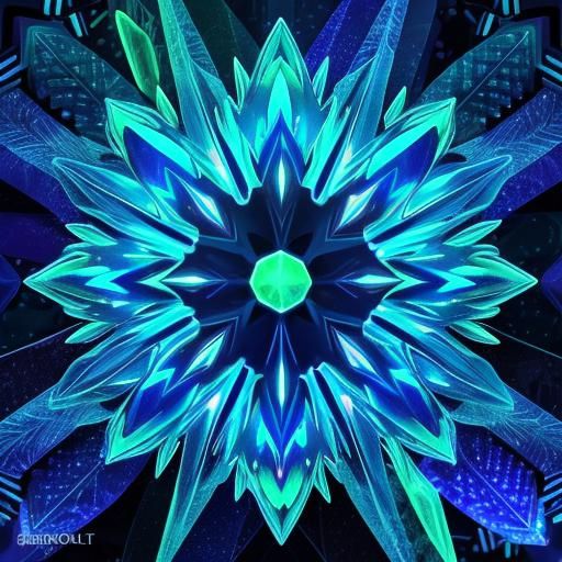 Bioluminescent Asgard Cell in Holographic Crystal Matrix