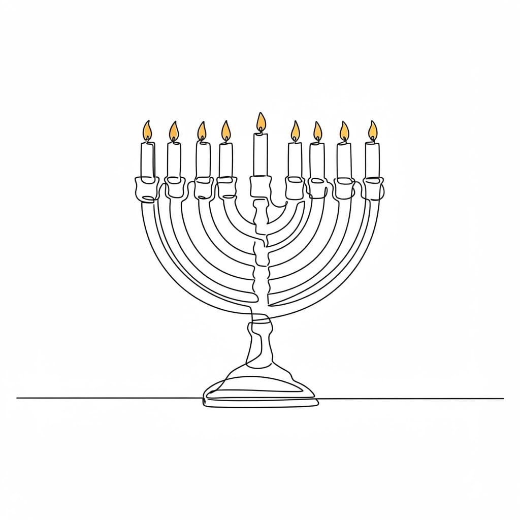 cute menorah
