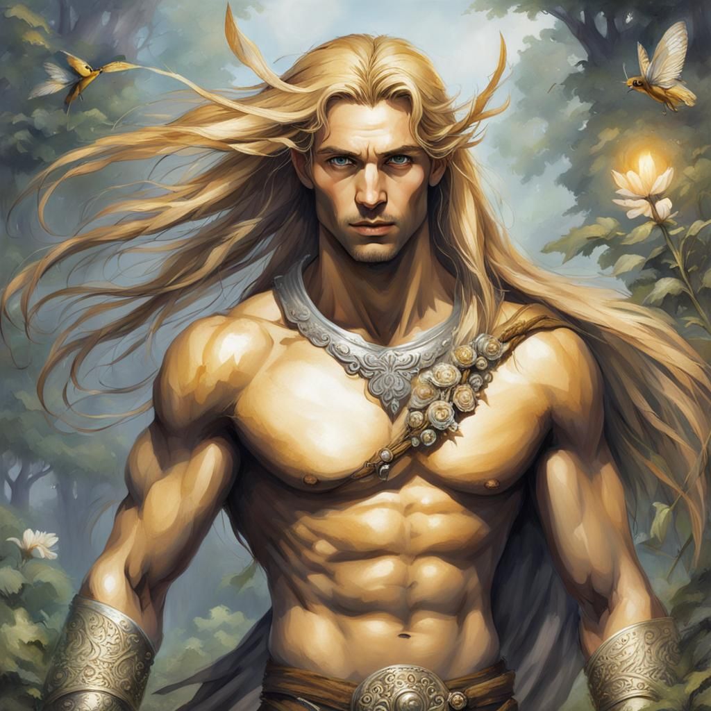 Golden Fairy in Loincloth