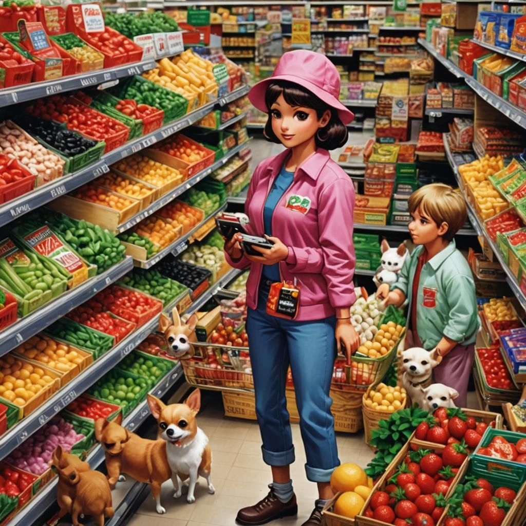 Lady Bonanza Buys Strawberry Chihuahua in Supermarket