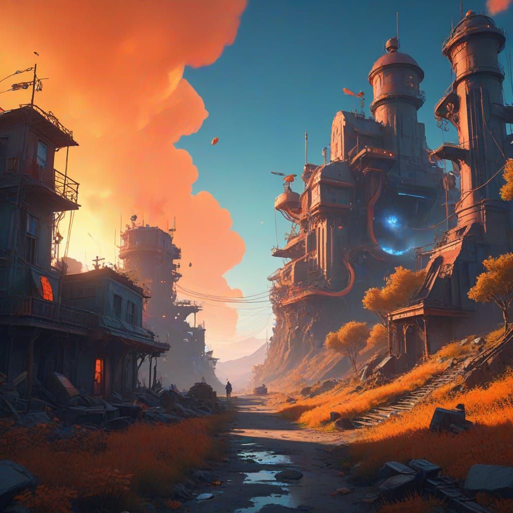 Ethereal Freedom from Bad Habits in a Vibrant, Fantastical L...