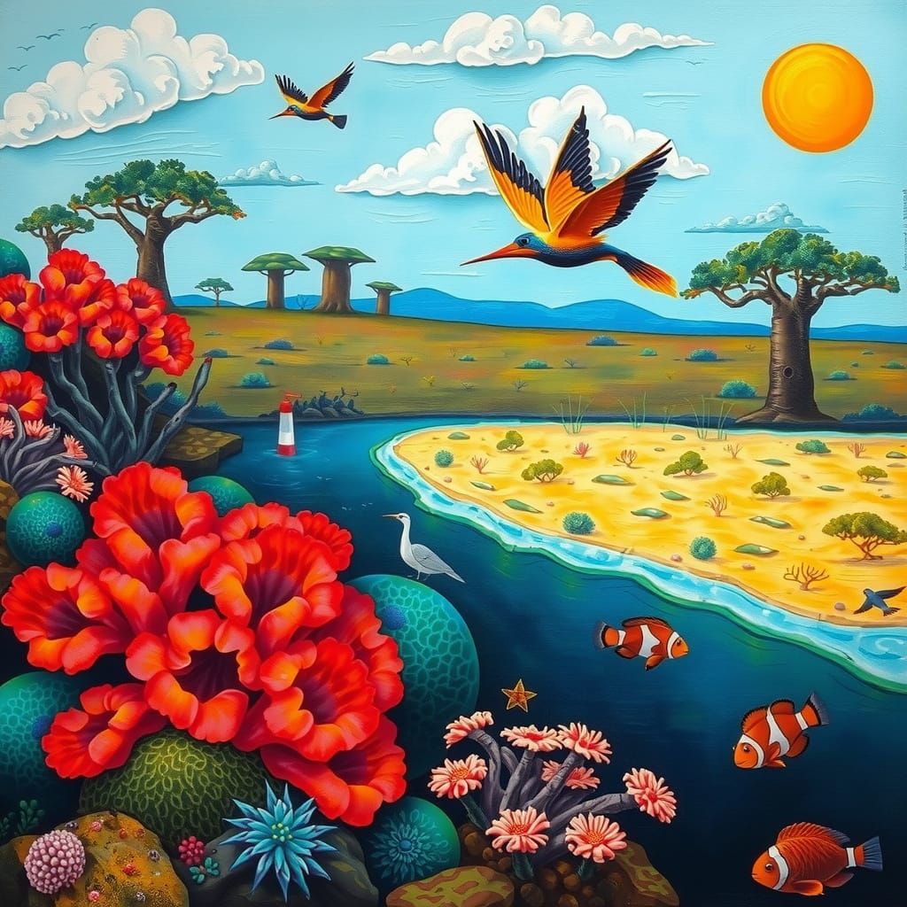 Madagaskar landscape