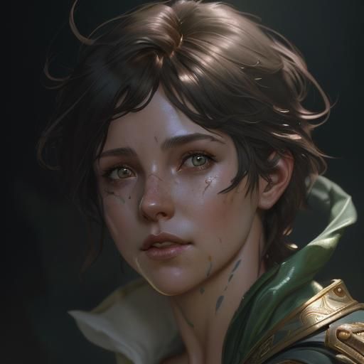 Peter Pan and Captain Hook Portrait